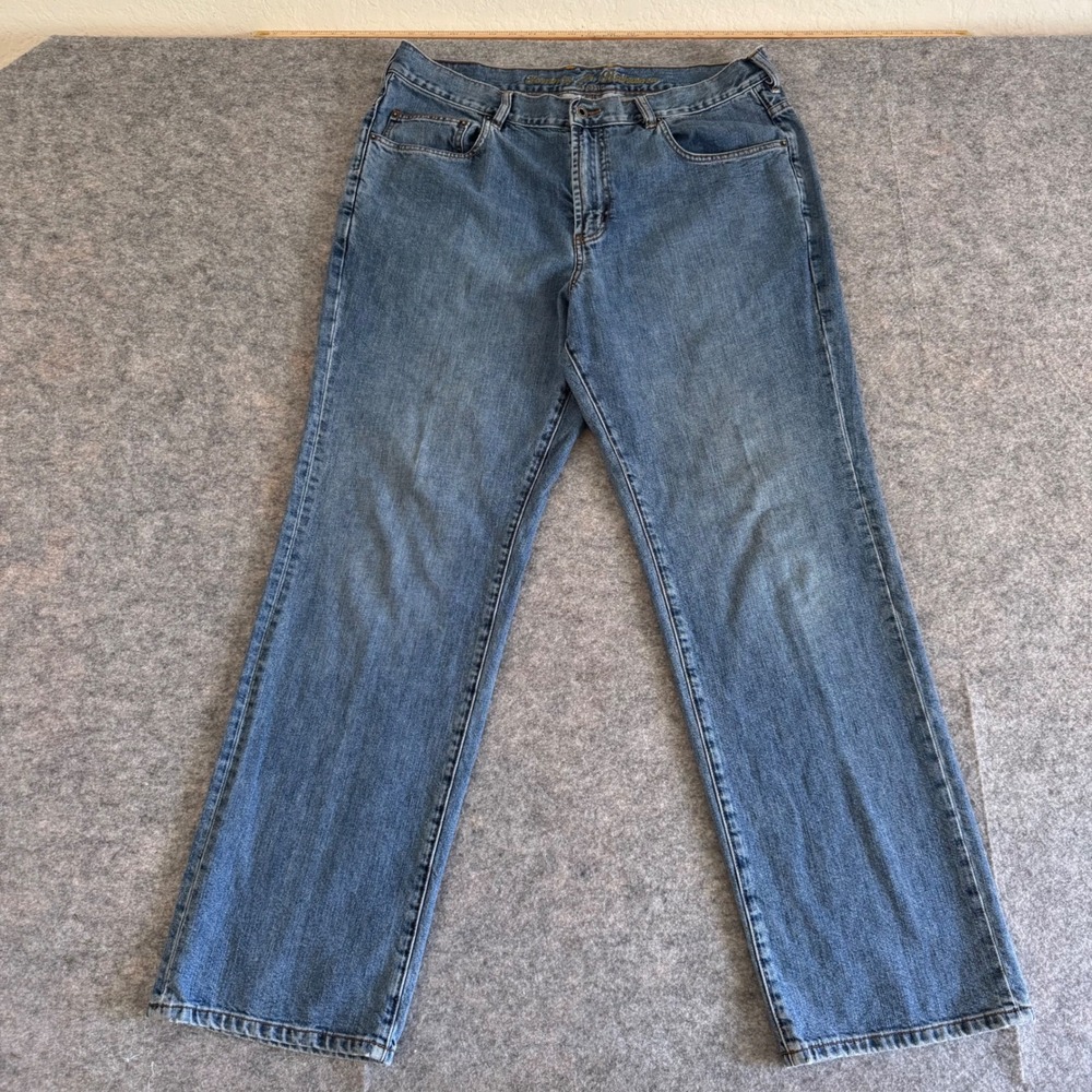 Tommy Bahama 38x22 Blue Classic Fit Straight Leg Medium Wash Men's Jeans